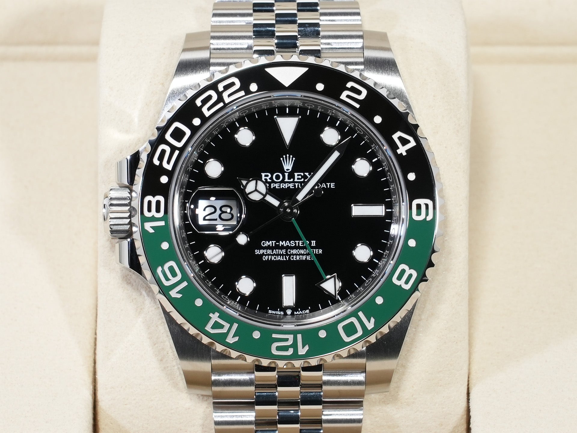 ロレックス GMTマスターII Ref.126720VTNR ステンレススチール ブラック文字盤 ジュビリーブレスレット 未使用 3teq7hbq