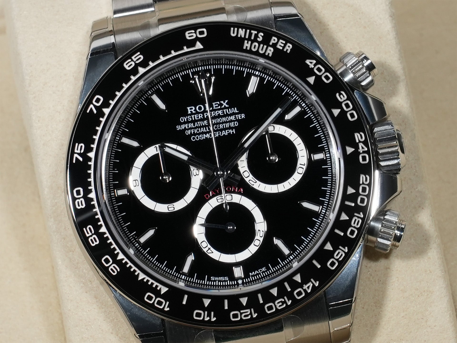 ロレックス デイトナ Ref.126500LN ステンレススチール ブラック文字盤 未使用 s4tkmtci