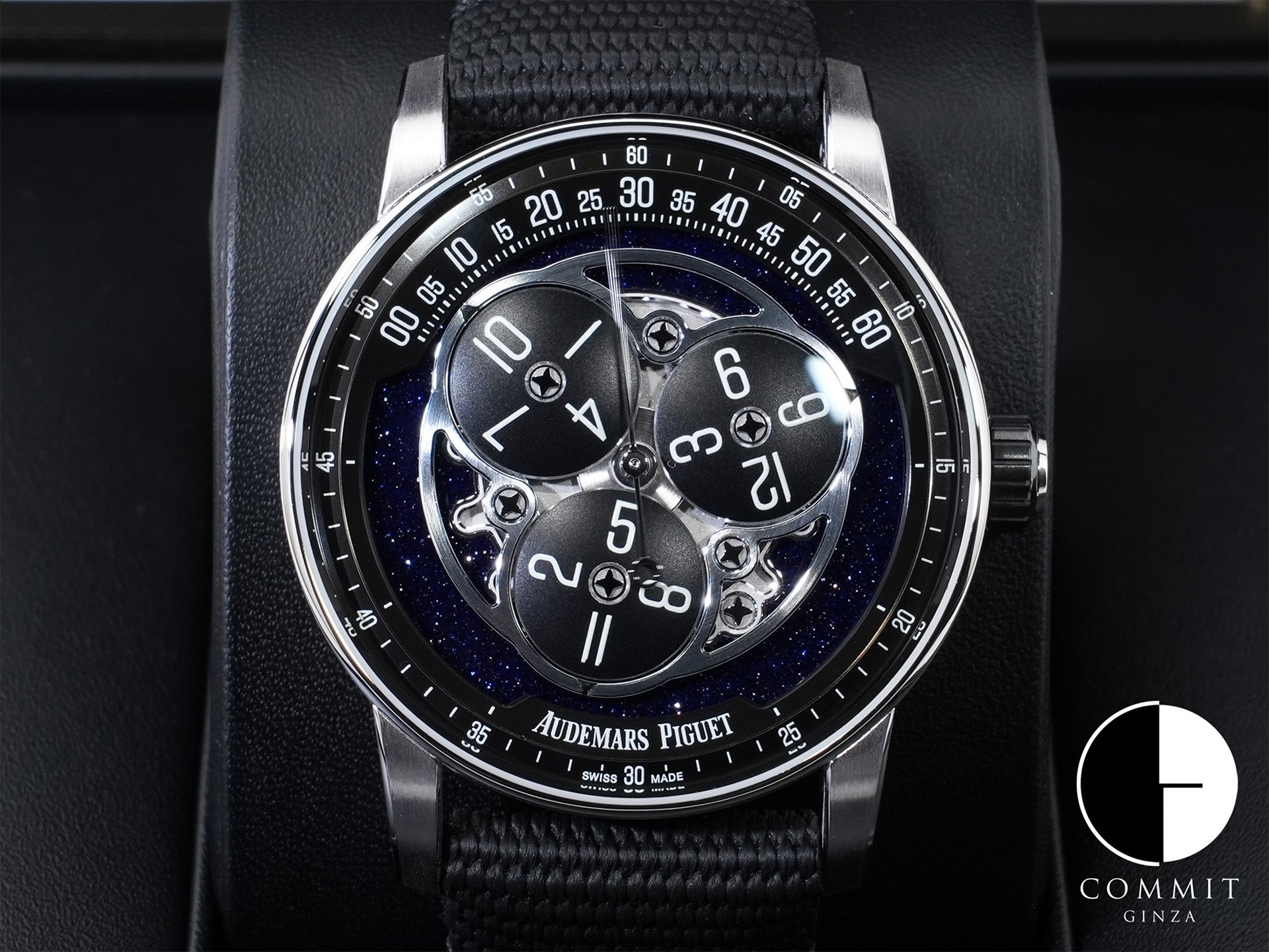 オーデマピゲ CODE 11.59 バイ オーデマ ピゲ スター ホイール Ref.15212NB.OO.A002KB.01 ホワイトゴールド/ブラックセラミック ブルーアヴェンチュリン文字盤 未使用 ju6c4vpx