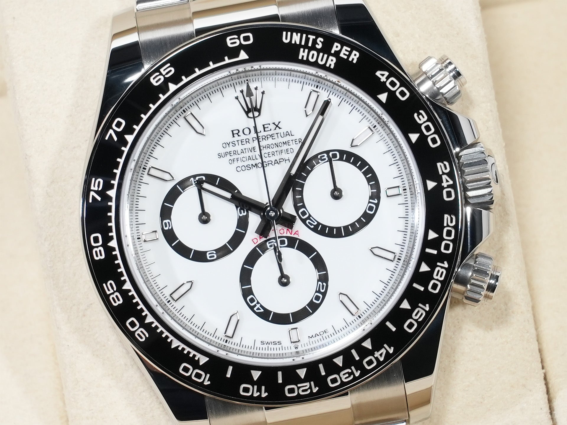 ロレックス デイトナ Ref.126500LN ステンレススチール ホワイト文字盤 未使用 5ch7dkhm