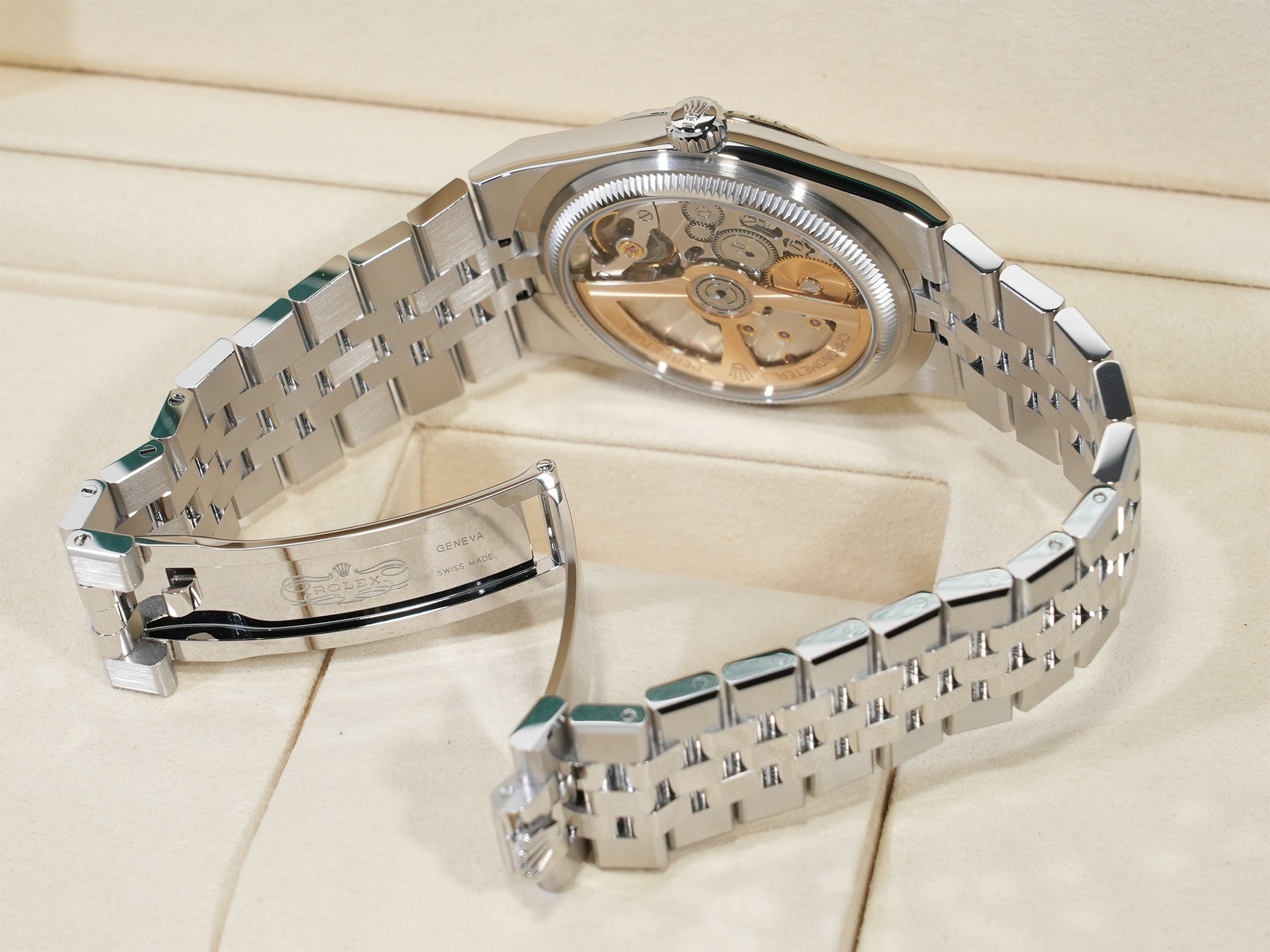 ロレックス ランドドゥエラー Ref.127234 ステンレススチール/ホワイトゴールド ホワイト文字盤 ジュビリーブレスレット 未使用 q2vpco67