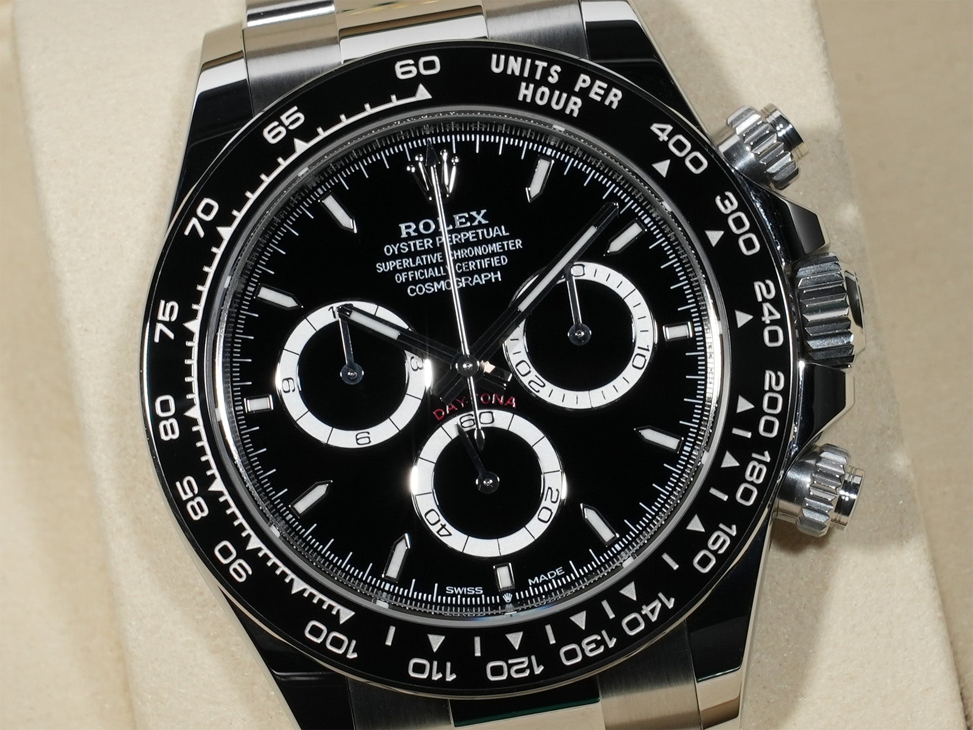 Rolex Daytona Ref. 126500LN Stainless Steel Black Dial Unused thiv2j66