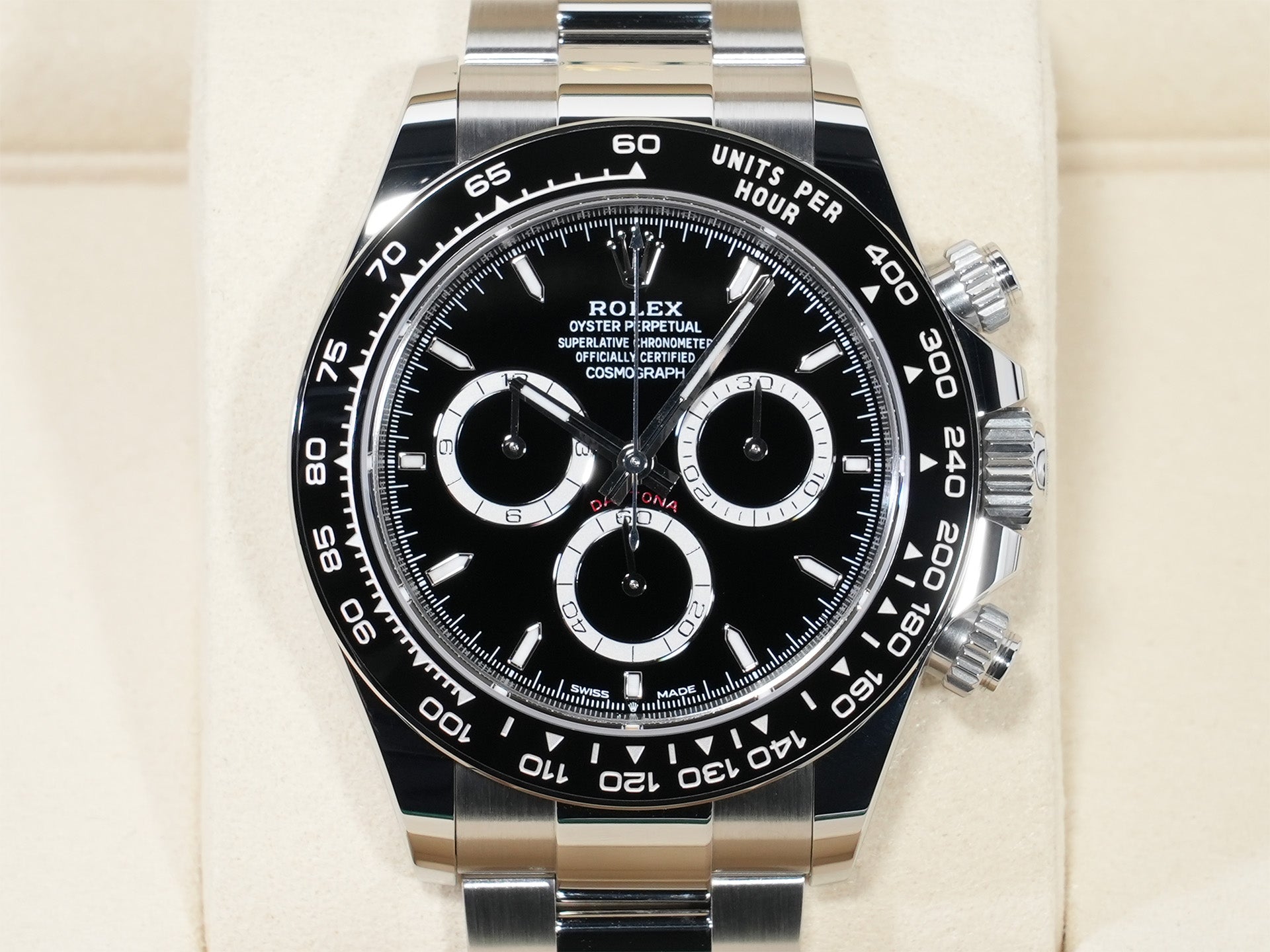 ロレックス デイトナ Ref.126500LN ステンレススチール ブラック文字盤 未使用 c5quiq28