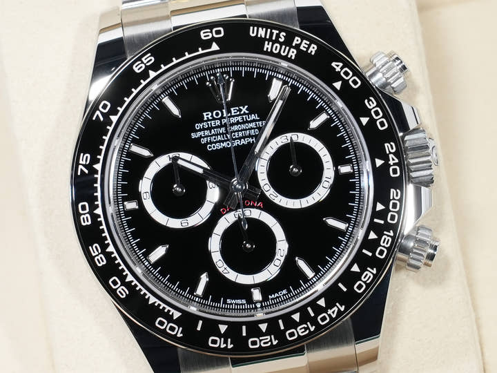 ロレックス デイトナ Ref.126500LN ステンレススチール ブラック文字盤 未使用 c5quiq28