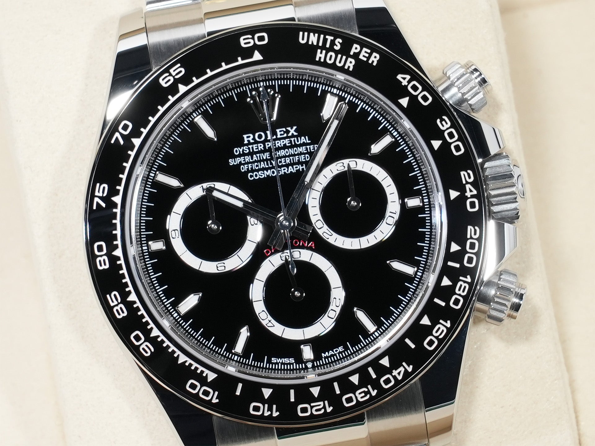 ロレックス デイトナ Ref.126500LN ステンレススチール ブラック文字盤 未使用 c5quiq28
