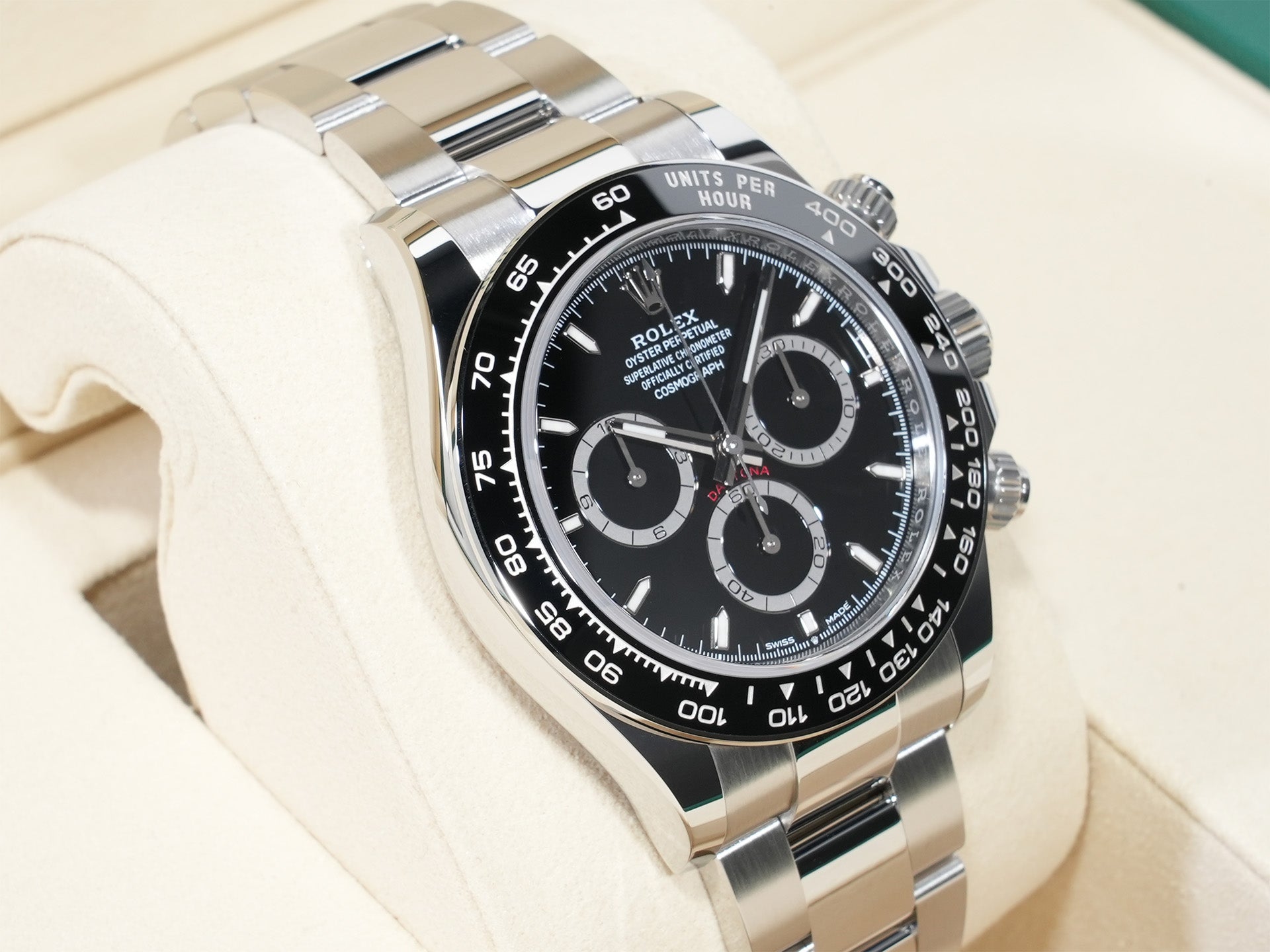 ロレックス デイトナ Ref.126500LN ステンレススチール ブラック文字盤 未使用 c5quiq28