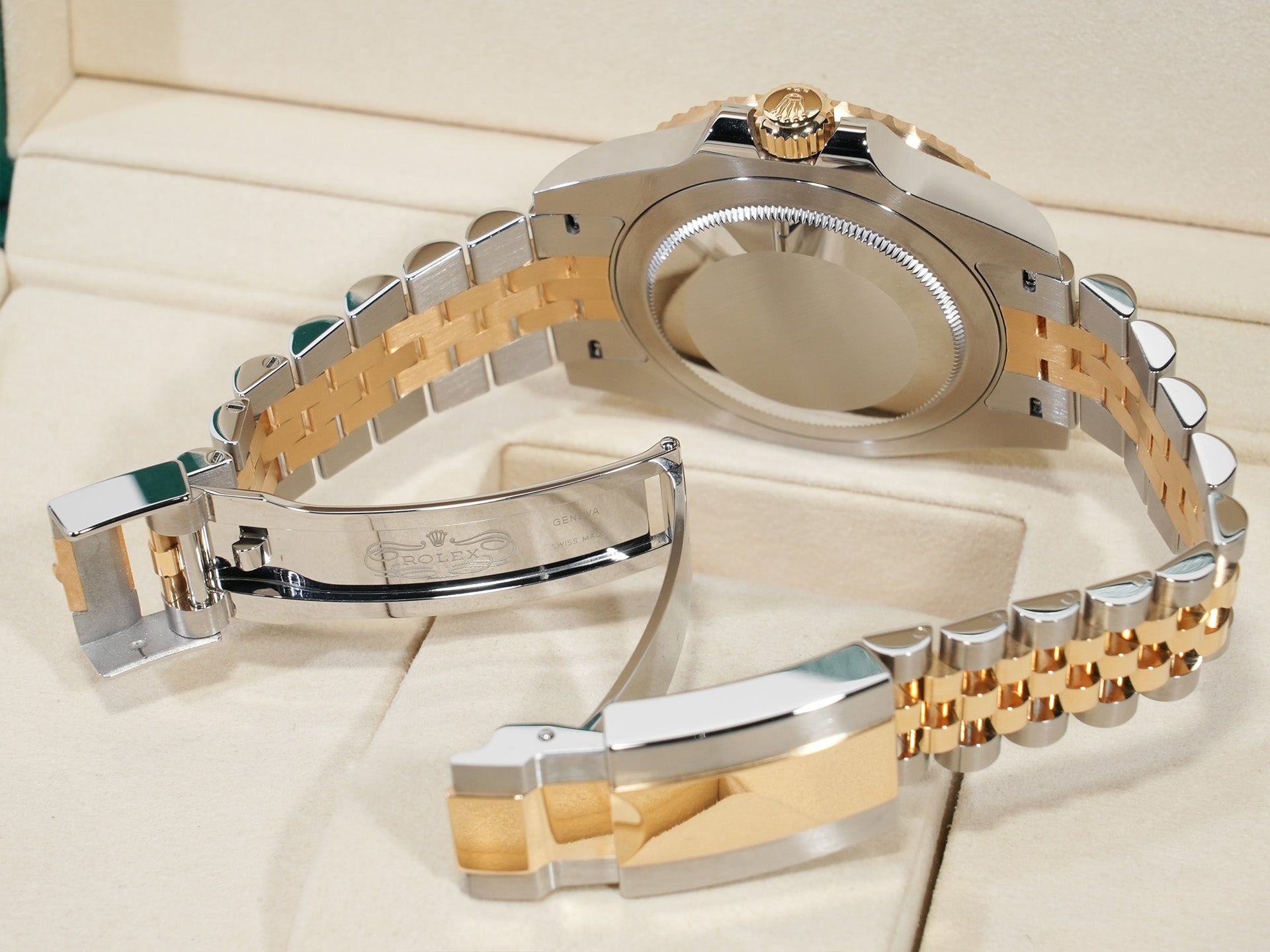 ロレックス GMTマスターII Ref.126713GRNR ステンレススチール/イエローゴールド ブラック文字盤 ジュビリーブレスレット 極美品 e3m64ce2