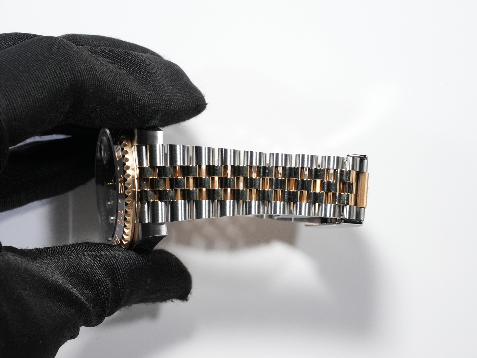 ロレックス GMTマスターII Ref.126713GRNR ステンレススチール/イエローゴールド ブラック文字盤 ジュビリーブレスレット 極美品 e3m64ce2