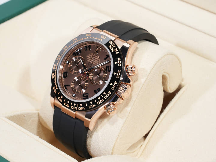 ロレックス デイトナ Ref.116515LN エバーローズゴールド チョコレートxアラビア文字盤 美品 c9ds7rxy