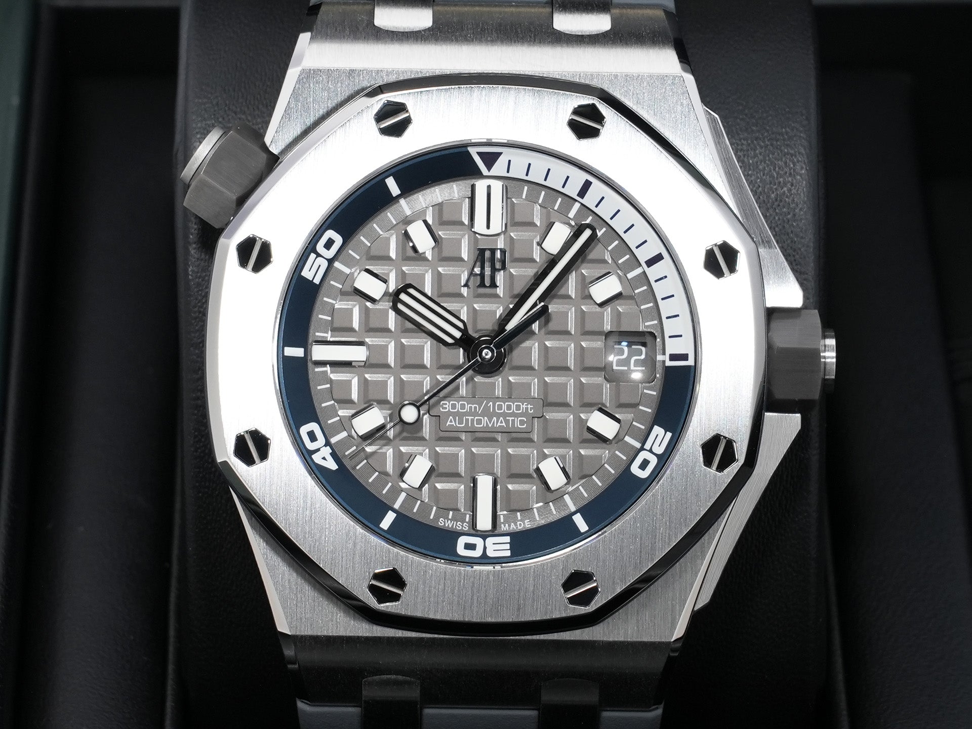 オーデマピゲ ロイヤルオーク オフショア ダイバー Ref.15720ST.OO.A009CA.01 ステンレススチール グレー文字盤 美品 g882pkfp