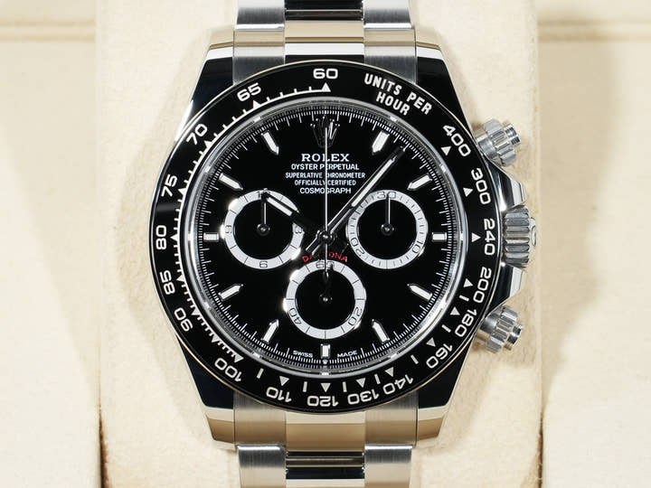 Rolex Daytona Ref. 126500LN Stainless Steel Black Dial Unused 463ehktk