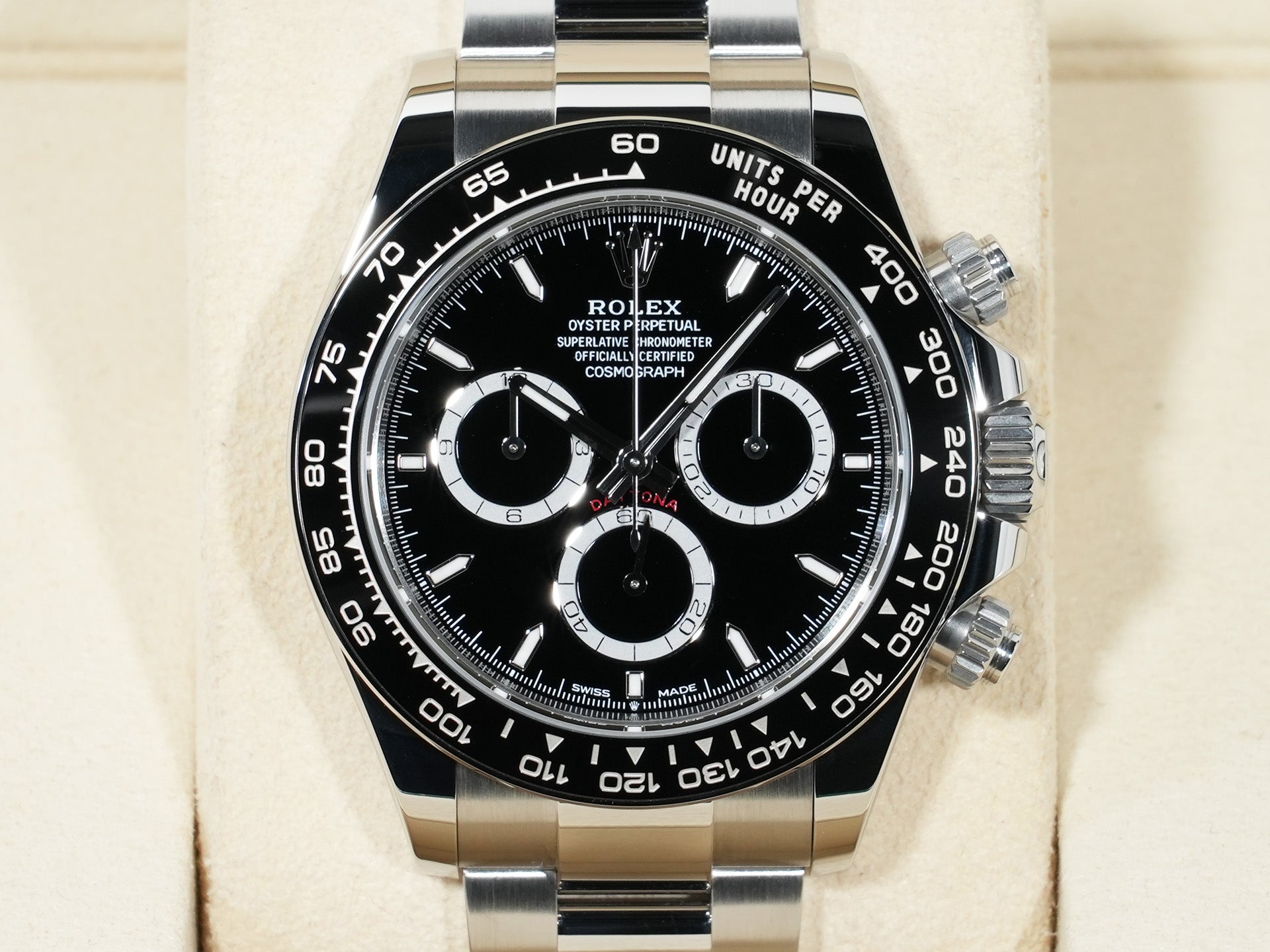 ロレックス デイトナ Ref.126500LN ステンレススチール ブラック文字盤 未使用 463ehktk