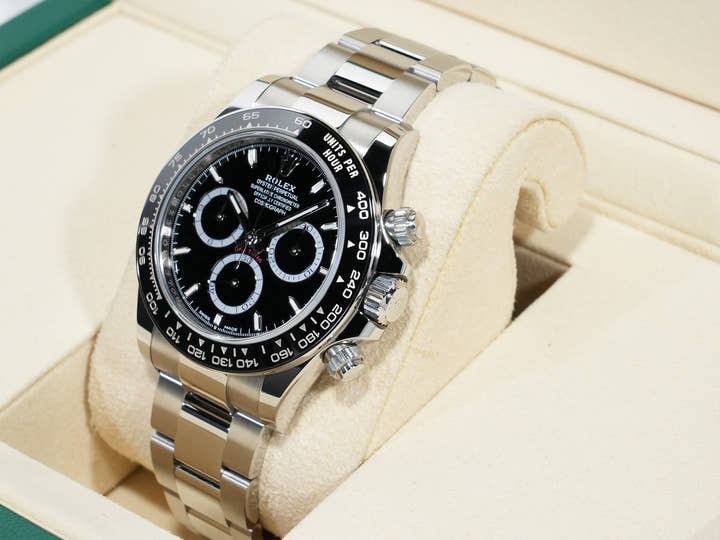 Rolex Daytona Ref. 126500LN Stainless Steel Black Dial Unused 463ehktk
