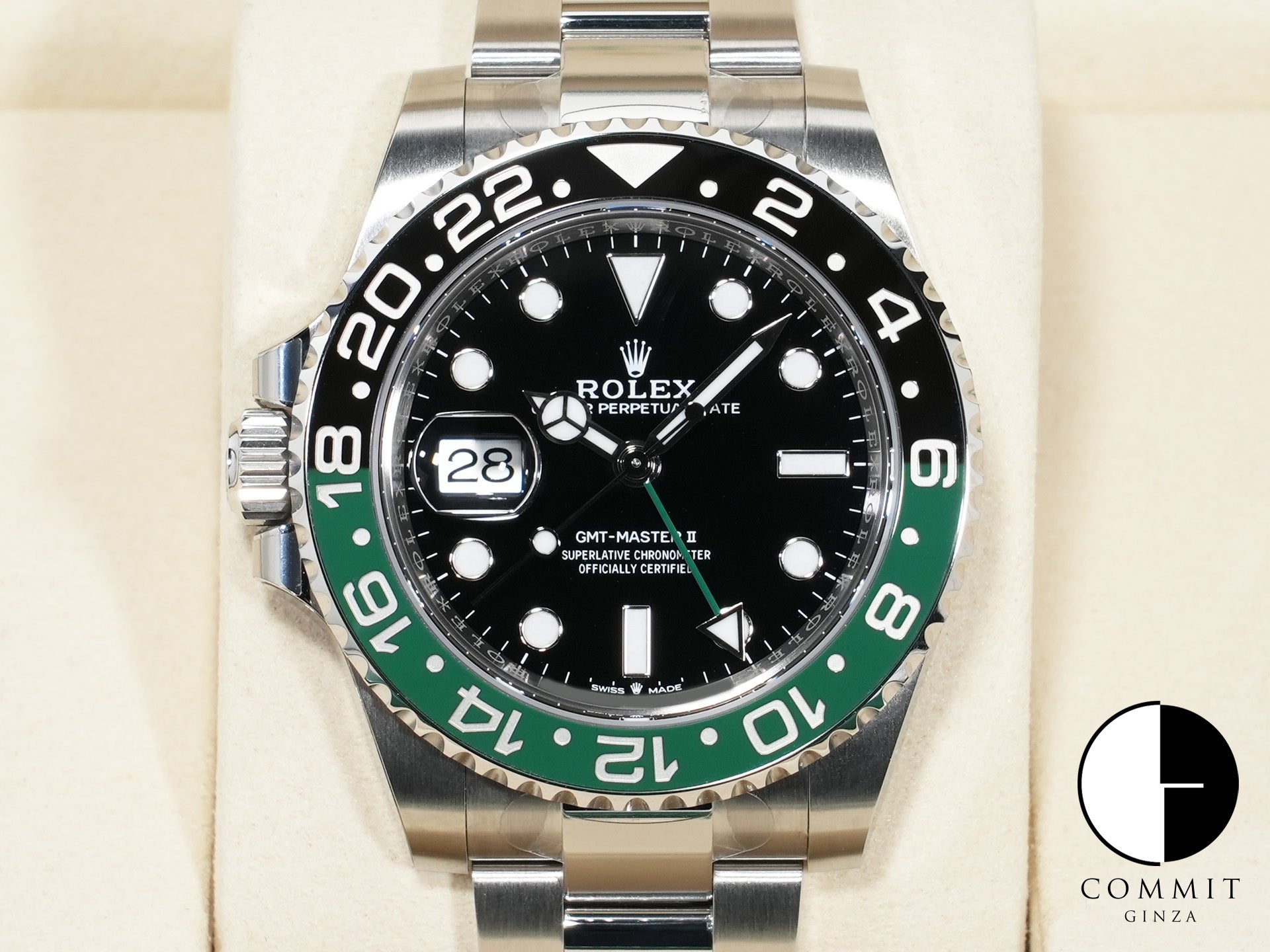 ロレックス GMTマスターII Ref.126720VTNR ステンレススチール ブラック文字盤 オイスターブレスレット 未使用 5uuce25x
