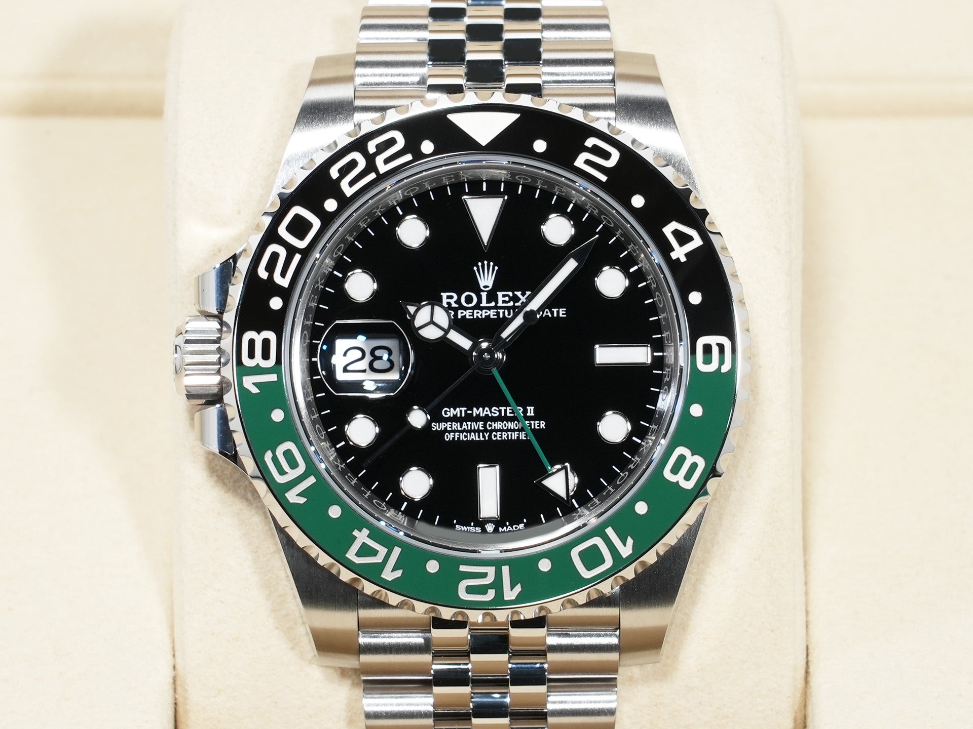 ロレックス GMTマスターII Ref.126720VTNR ステンレススチール ブラック文字盤 ジュビリーブレスレット 未使用 ue39tuc4