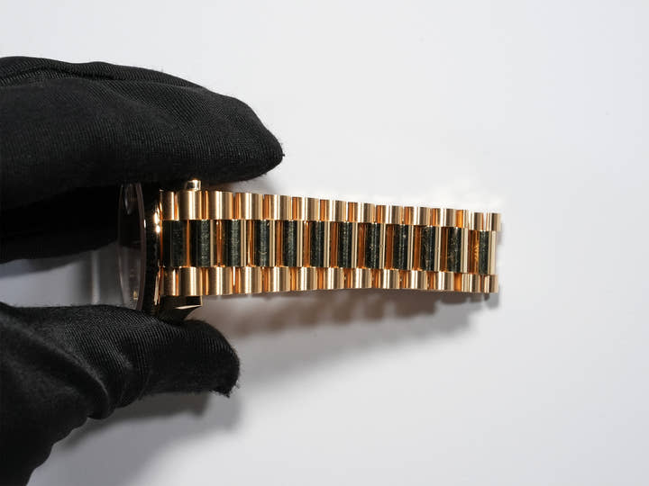 ロレックス デイデイト36 Ref.128238 イエローゴールド カーネリアン文字盤 中古 junm9xpu