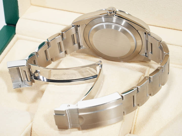 ロレックス エクスプローラーI Ref.214270 ステンレススチール ブラック文字盤 オイスターブレスレット 中古 atoncgcw