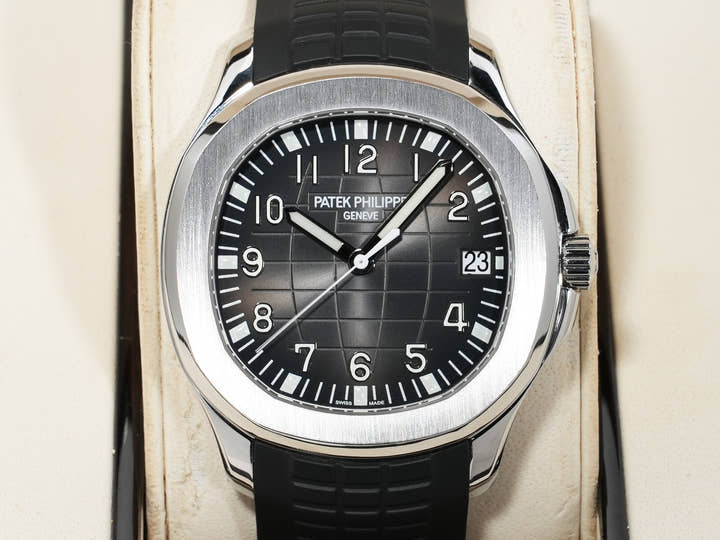 パテックフィリップ アクアノート Ref.5167A-001 ステンレススチール ブラック文字盤 美中古 76uhq46k