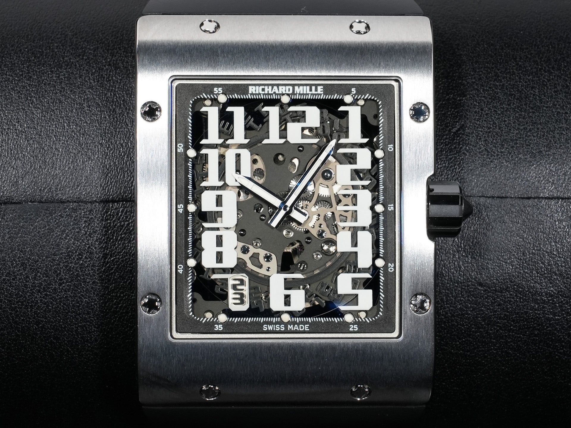 リシャールミル オートマティック エクストラフラット Ref.RM016 チタニウム スケルトン文字盤 美品 k9at3zik