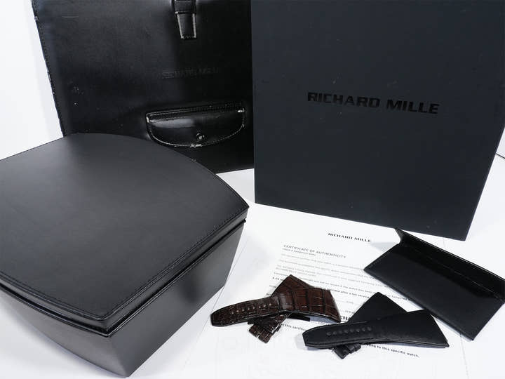 リシャールミル オートマティック エクストラフラット Ref.RM016 チタニウム スケルトン文字盤 美品 k9at3zik