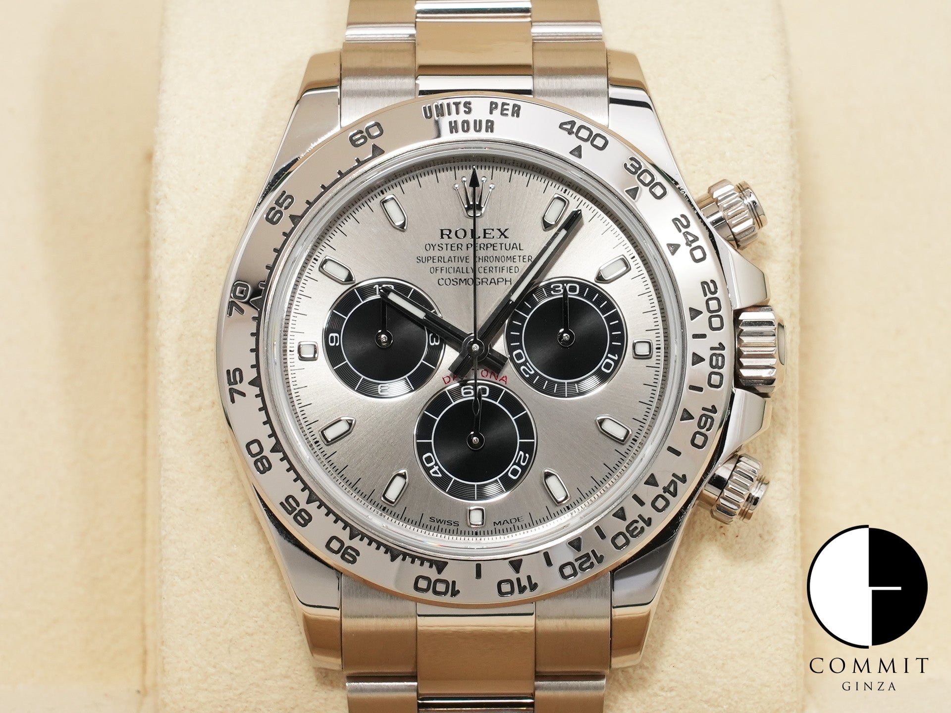 ロレックス デイトナ Ref.116509 ホワイトゴールド スチールxブラック文字盤 中古 z7gnu9ju
