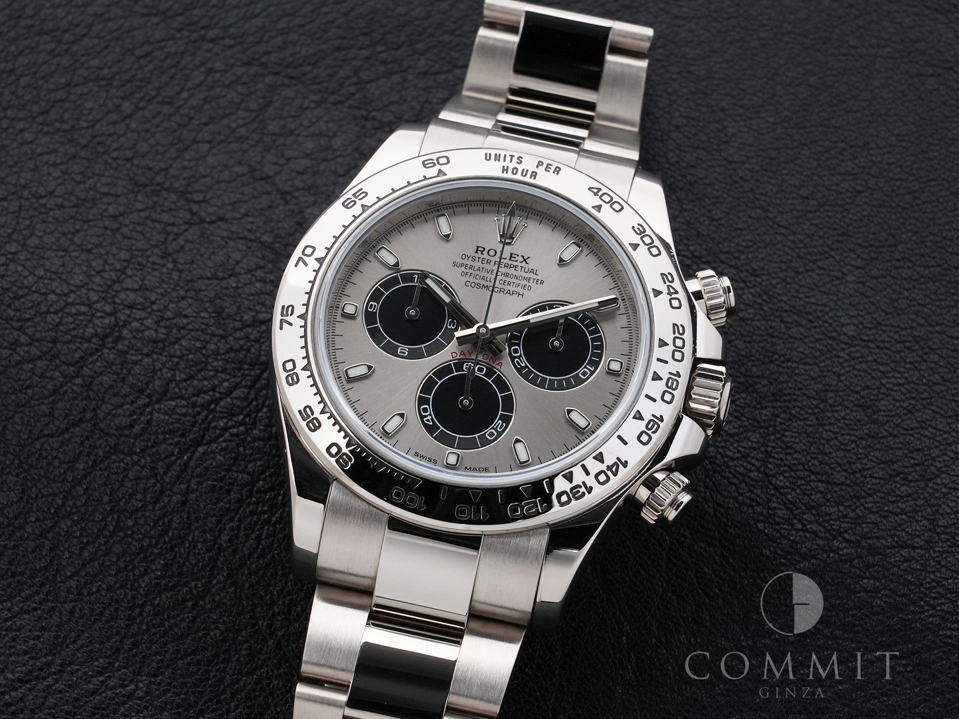 Rolex Daytona Ref. 116509 White Gold Steel x Black Dial Used z7gnu9ju