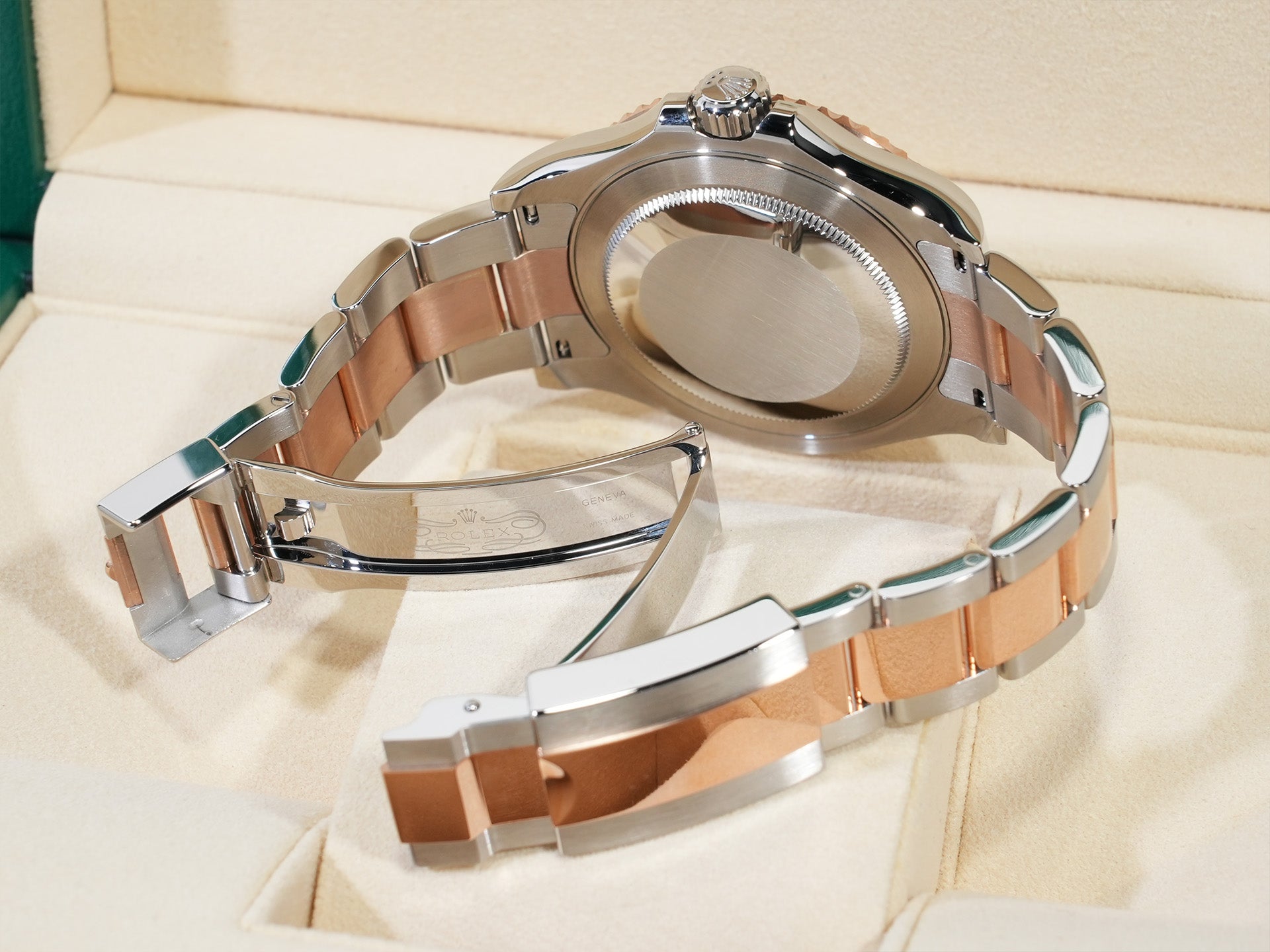ROLEX Yacht-Master 40 Ref.116621 Stainless Steel/Everose Gold Chocolate Dial Unused vs9ggigb