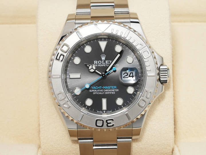 Rolex Yacht-Master 40 Ref. 126622 Stainless Steel/Platinum Slate Dial Excellent Condition n7nwy6fm