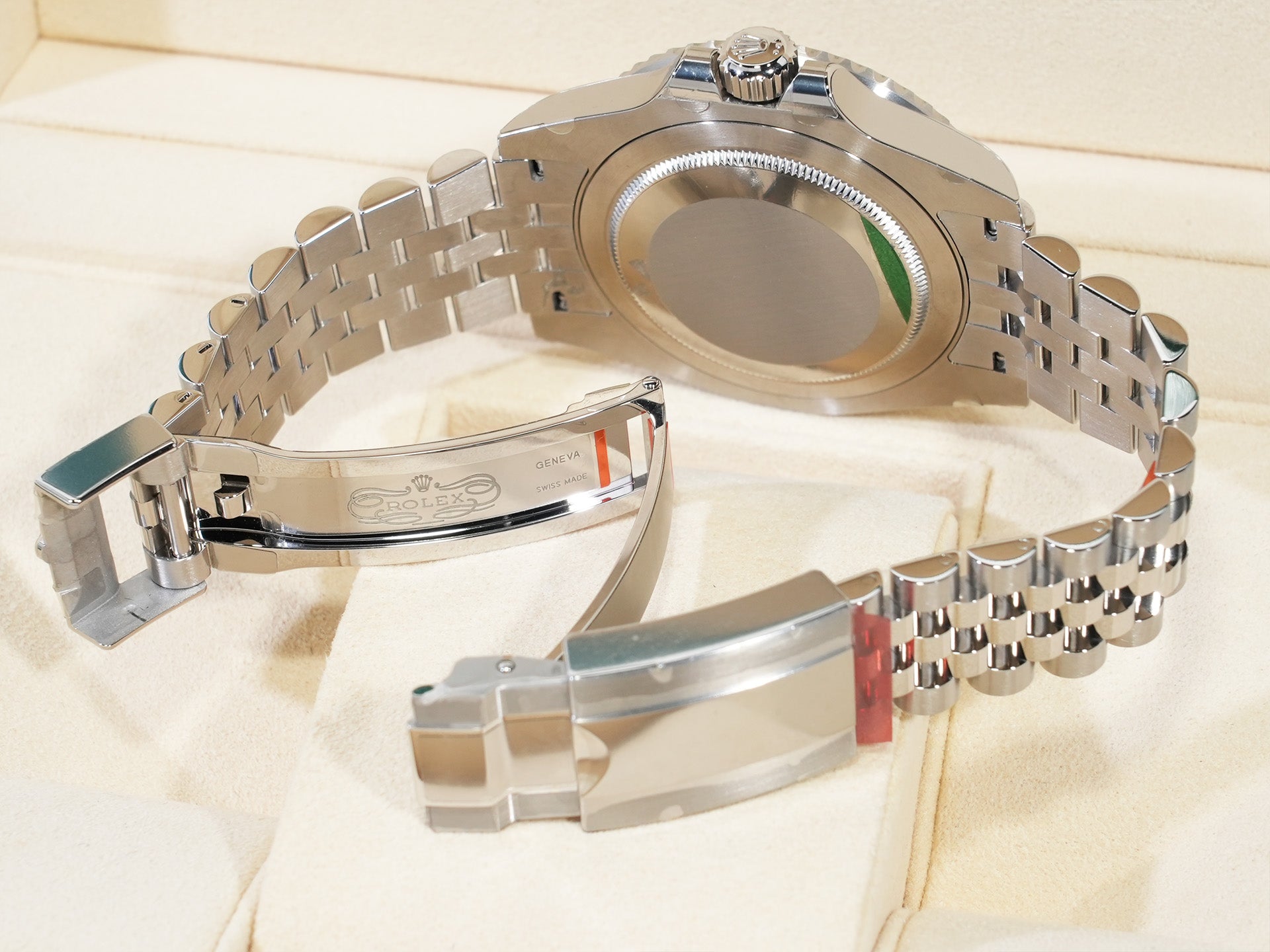 Rolex GMT-Master II Ref. 126710BLRO Stainless Steel Black Dial Jubilee Bracelet Unused epyffcti