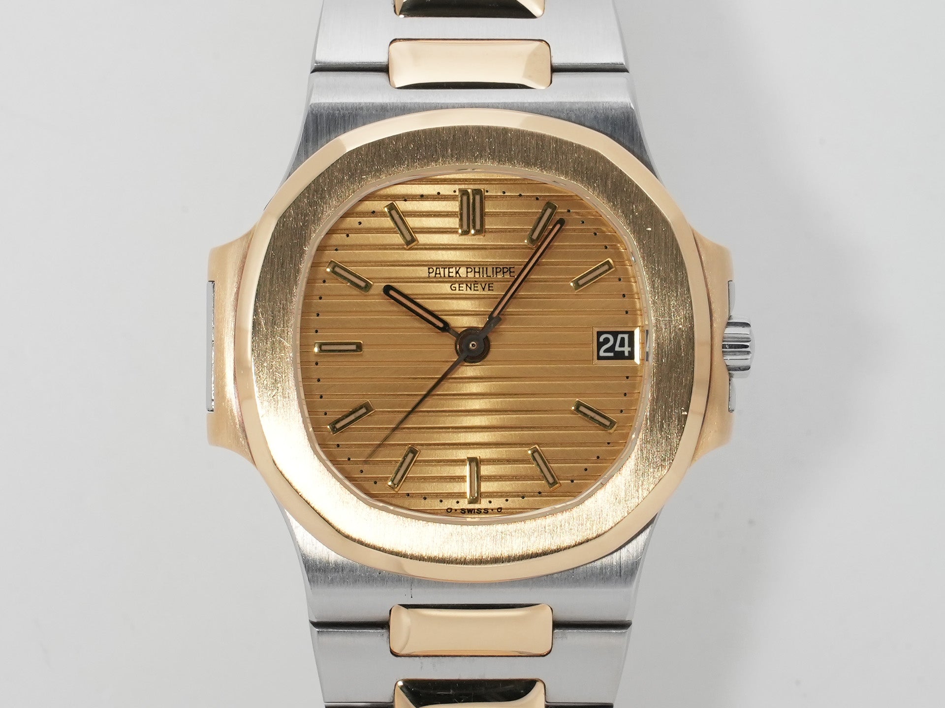 パテックフィリップ ノーチラス Ref.3800/1JA ステンレススチール/イエローゴールド シャンパン文字盤 中古 c57cxbmq