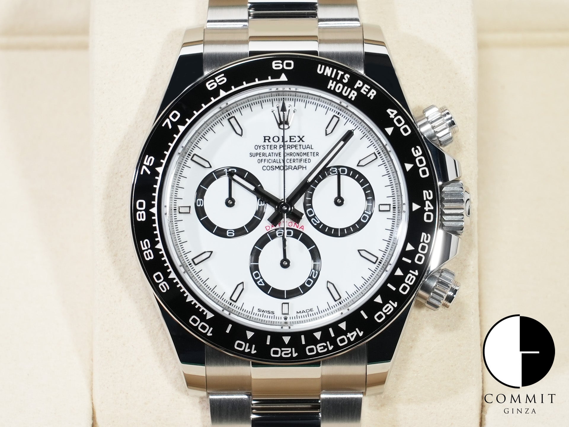 ロレックス デイトナ Ref.126500LN ステンレススチール ホワイト文字盤 未使用 ignjh5ei