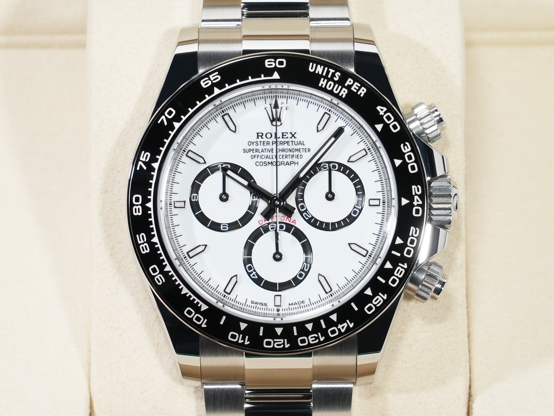 ロレックス デイトナ Ref.126500LN ステンレススチール ホワイト文字盤 未使用 ignjh5ei