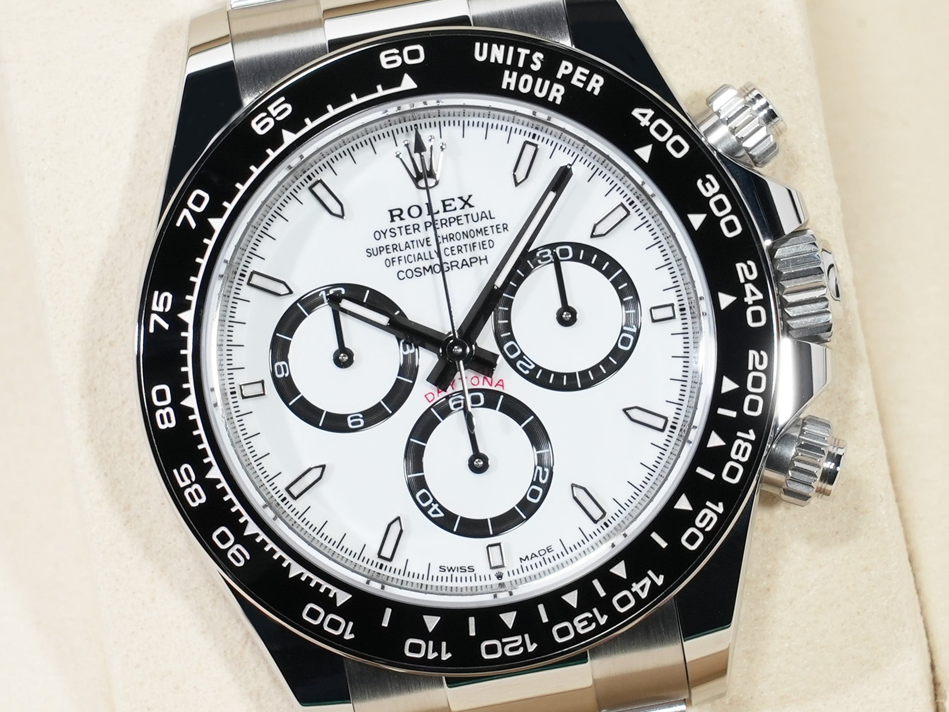 Rolex Daytona Ref. 126500LN Stainless Steel White Dial Unused ignjh5ei
