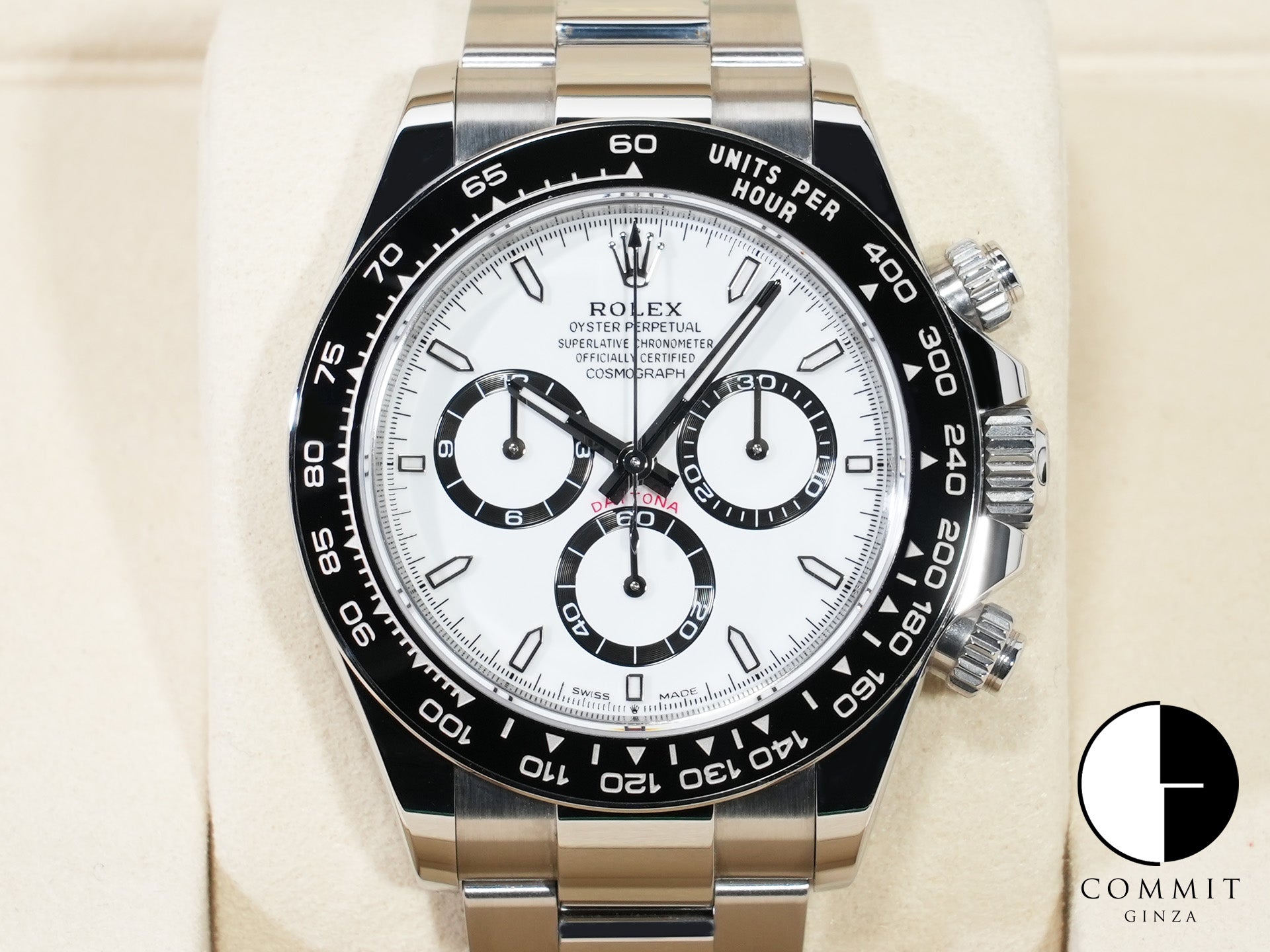 ロレックス デイトナ Ref.126500LN ステンレススチール ホワイト文字盤 美中古 z3isnutm