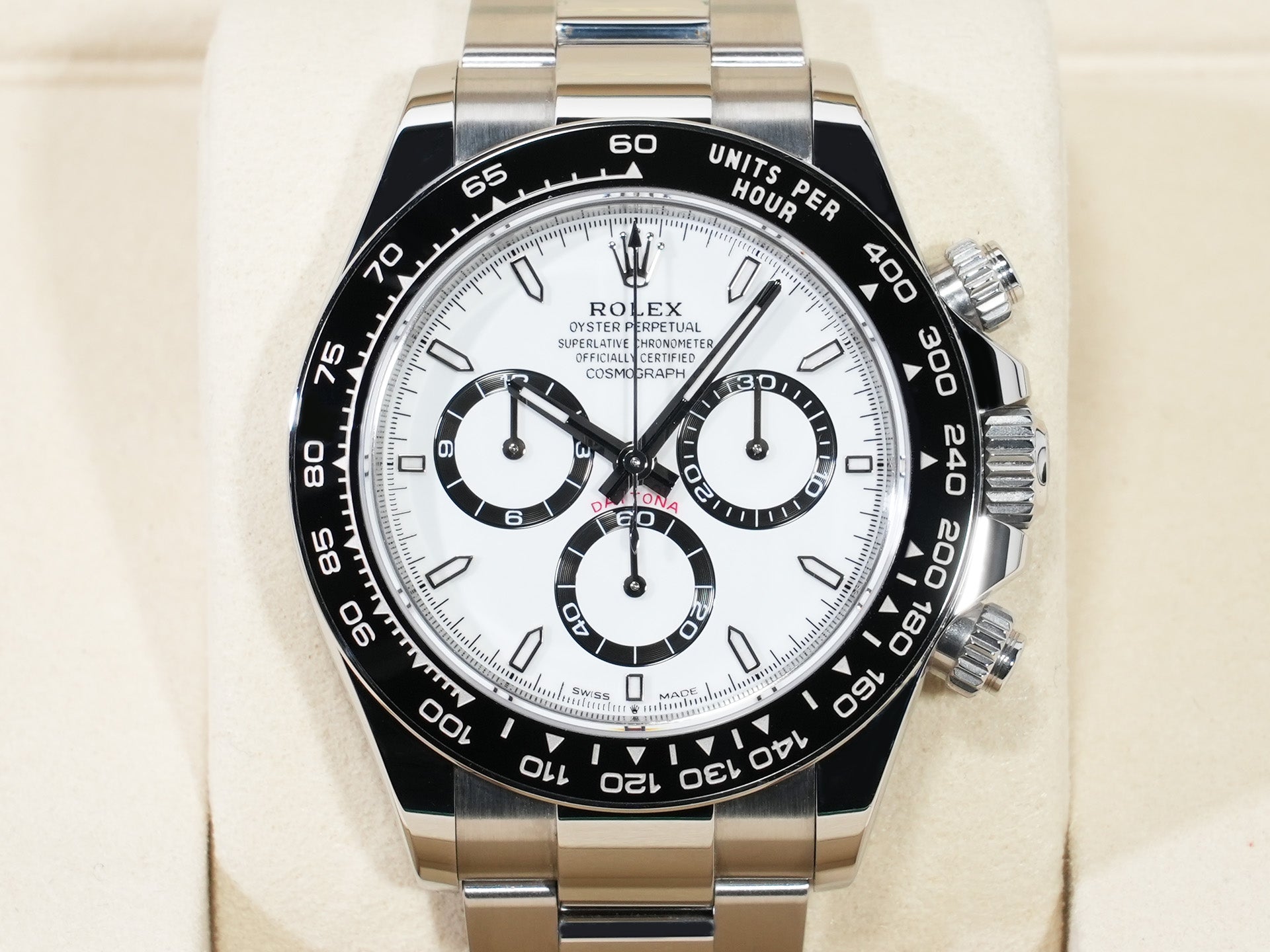 ロレックス デイトナ Ref.126500LN ステンレススチール ホワイト文字盤 美中古 z3isnutm