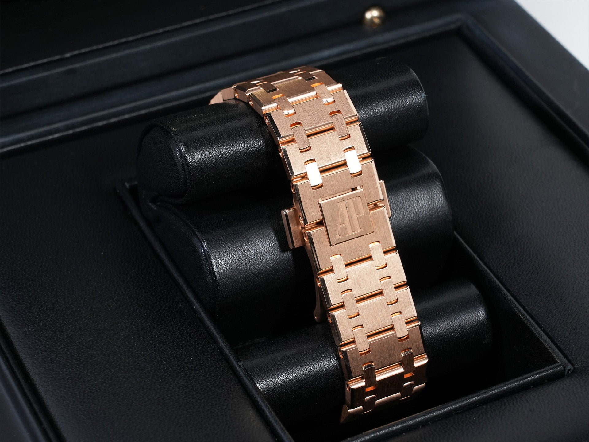 Audemars Piguet Royal Oak Ref.15450OR.OO.1256OR.01 Pink Gold Gray Dial Excellent Used yhxpf3qu