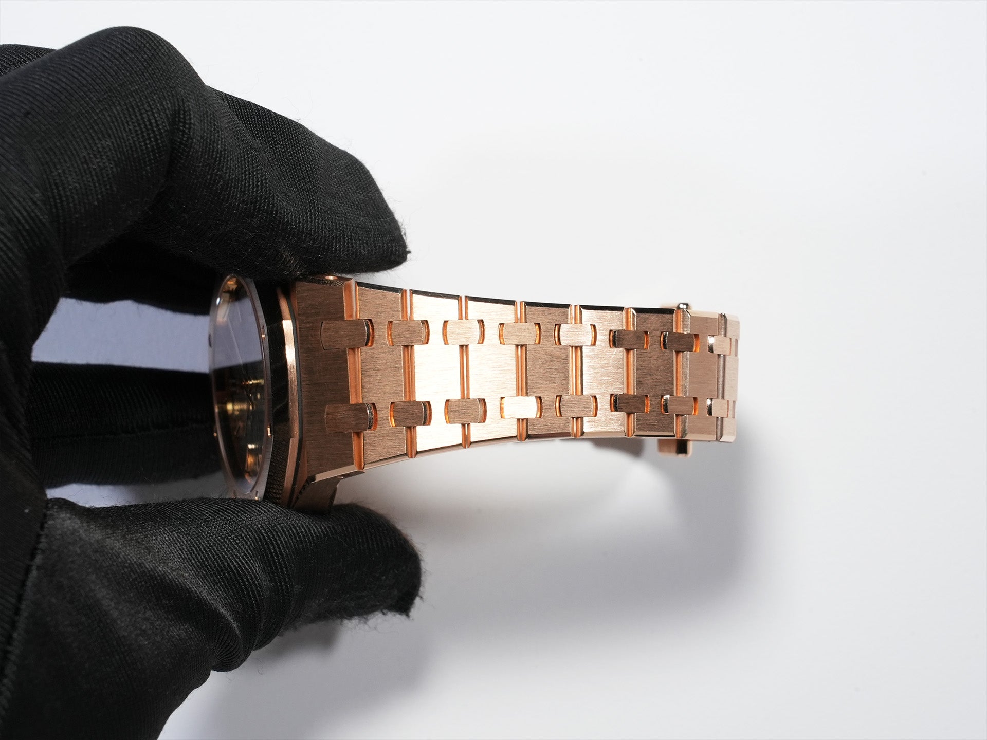 Audemars Piguet Royal Oak Ref.15450OR.OO.1256OR.01 Pink Gold Gray Dial Excellent Used yhxpf3qu