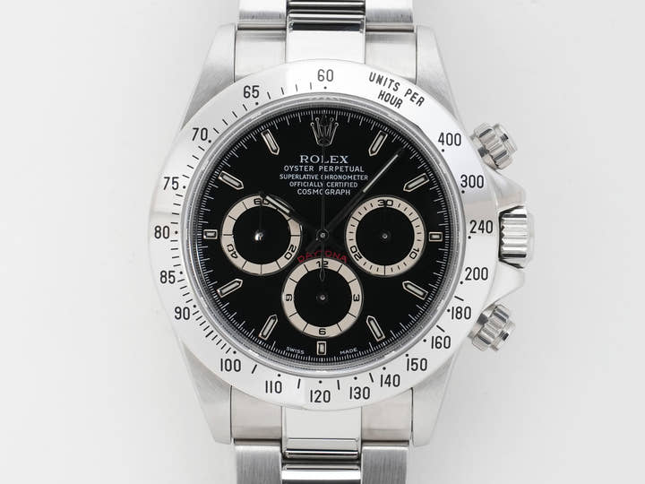 ROLEX Daytona El Primero Ref.16520 Stainless Steel Black Dial Excellent Condition 4bb724z4