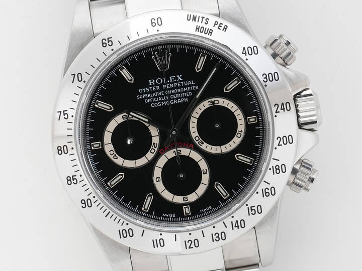 ROLEX Daytona El Primero Ref.16520 Stainless Steel Black Dial Excellent Condition 4bb724z4