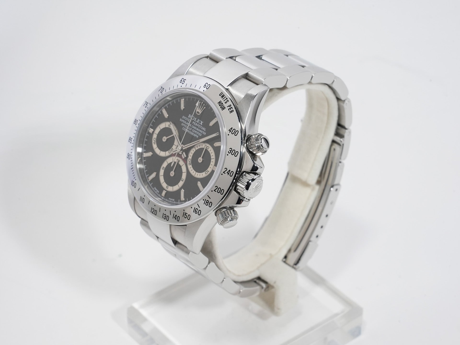 ROLEX Daytona El Primero Ref.16520 Stainless Steel Black Dial Excellent Condition 4bb724z4