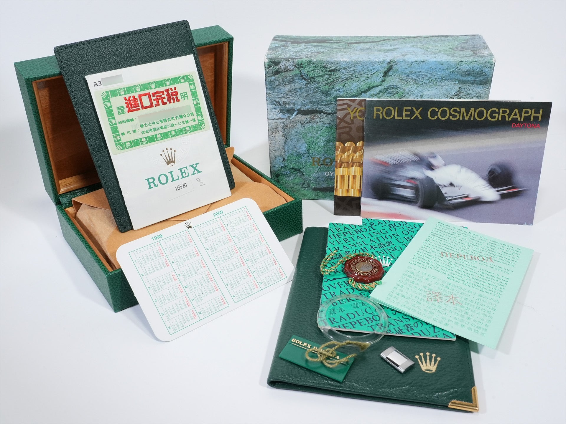 ROLEX Daytona El Primero Ref.16520 Stainless Steel Black Dial Excellent Condition 4bb724z4