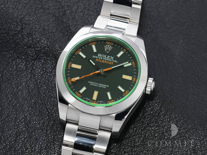 Rolex Milgauss Ref. 116400GV Stainless Steel Black Dial Pre-Owned ngr3yrii