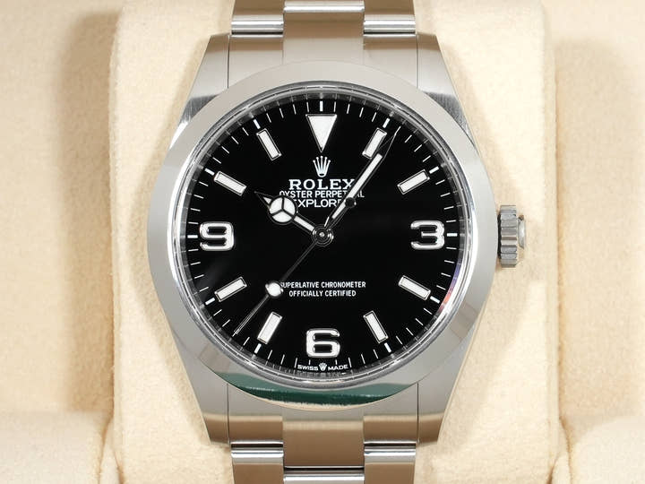 Rolex Explorer 40 Ref.224270 Stainless Steel Black Dial Oyster Bracelet Unused to85f5na