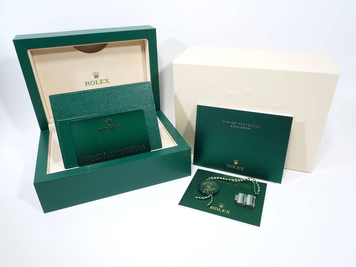 Rolex Explorer 40 Ref.224270 Stainless Steel Black Dial Oyster Bracelet Unused to85f5na