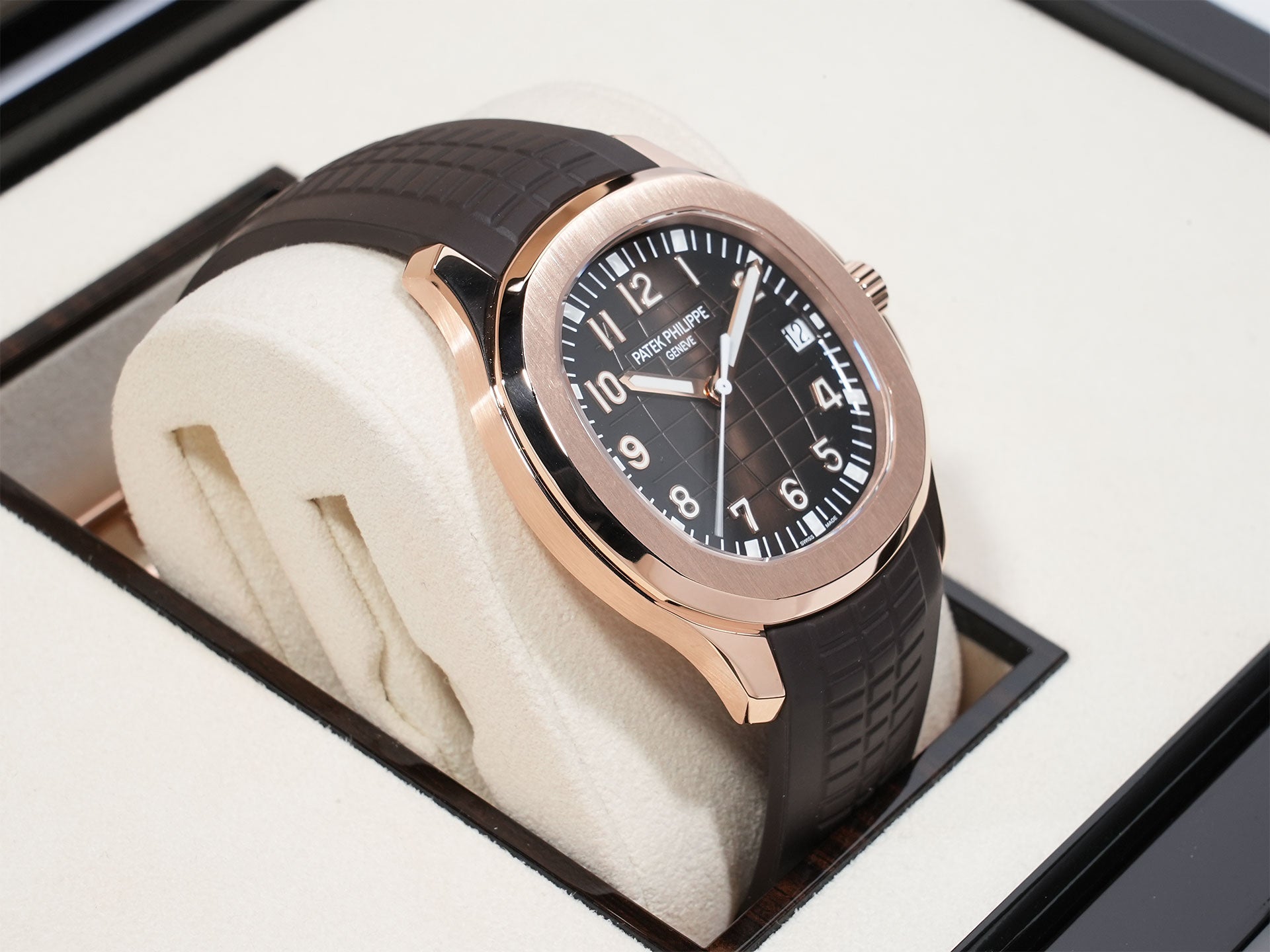 Patek Philippe Aquanaut Ref. 5167R-001 Rose Gold Brown Dial Excellent Condition 69emsa5e
