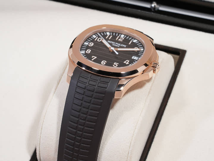 Patek Philippe Aquanaut Ref. 5167R-001 Rose Gold Brown Dial Excellent Condition 69emsa5e
