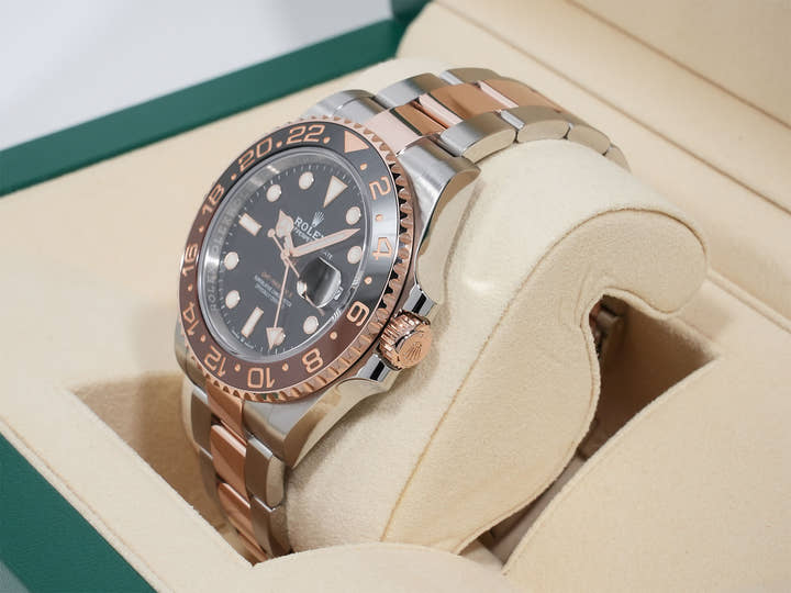 Rolex GMT-Master II Ref. 126711CHNR Stainless Steel/Everose Gold Black Dial Oyster Bracelet Excellent Condition 5s5x8o9b