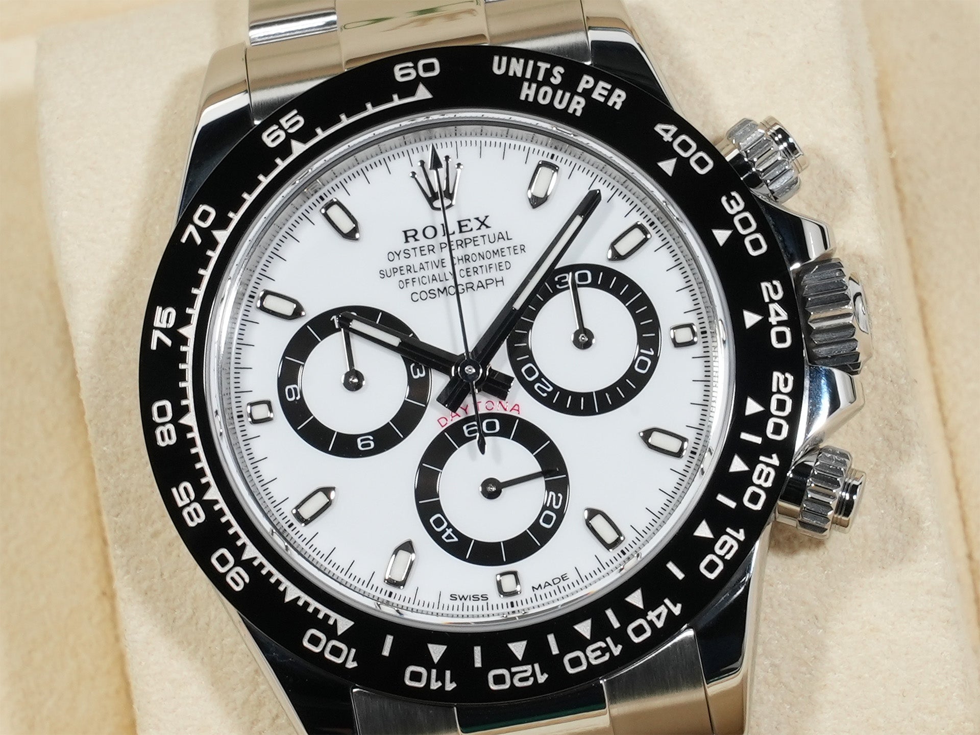 ロレックス デイトナ Ref.116500LN ステンレススチール ホワイト文字盤 美品 zgh7isr6