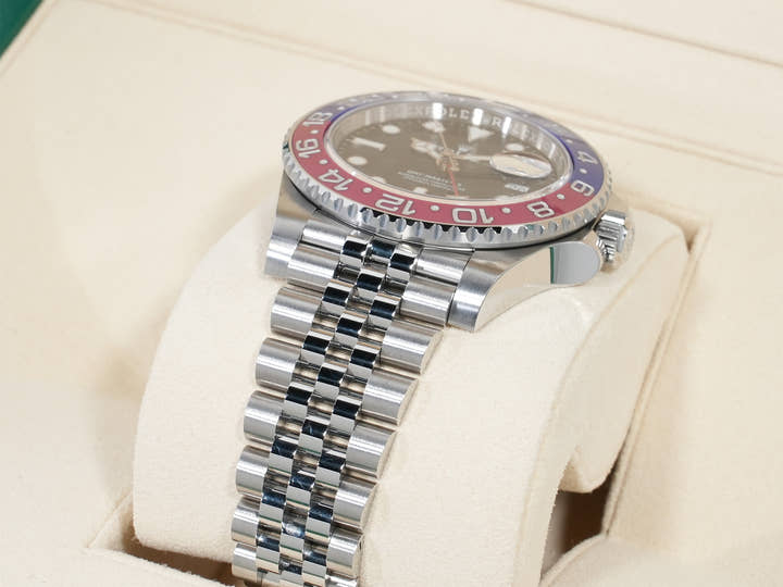 Rolex GMT-Master II Ref. 126710BLRO Stainless Steel Black Dial Jubilee Bracelet Used pewbu45p