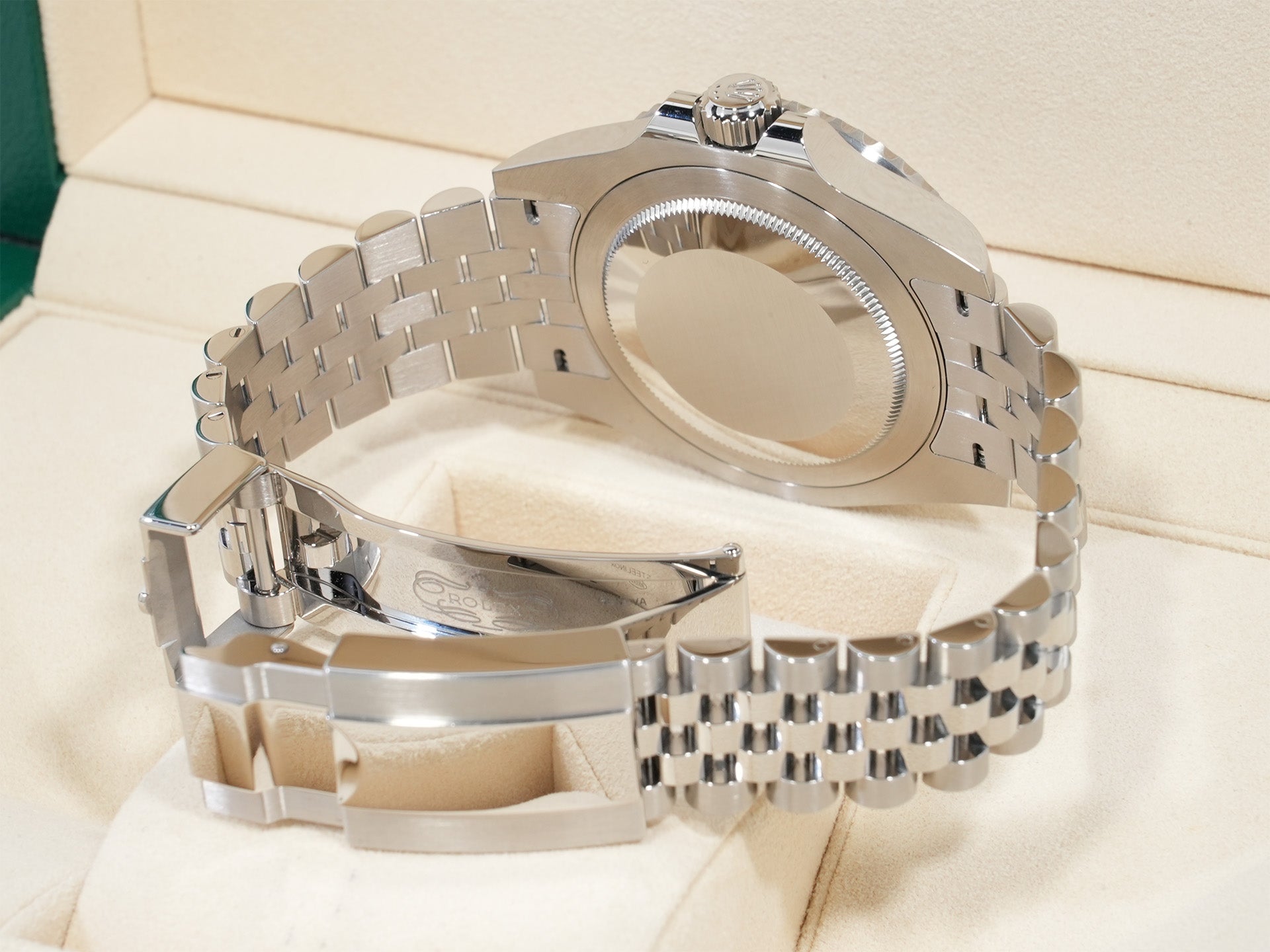 Rolex GMT-Master II Ref. 126710BLRO Stainless Steel Black Dial Jubilee Bracelet Used pewbu45p